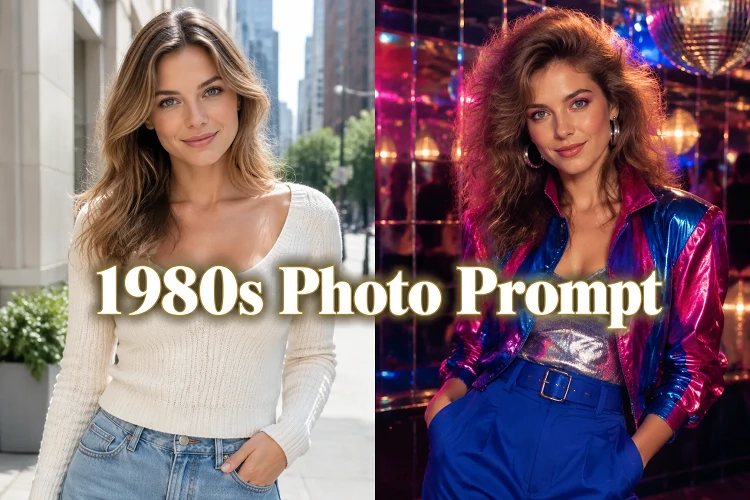 20 1980s Photo Prompts for ChatGPT [One-Click Transform]