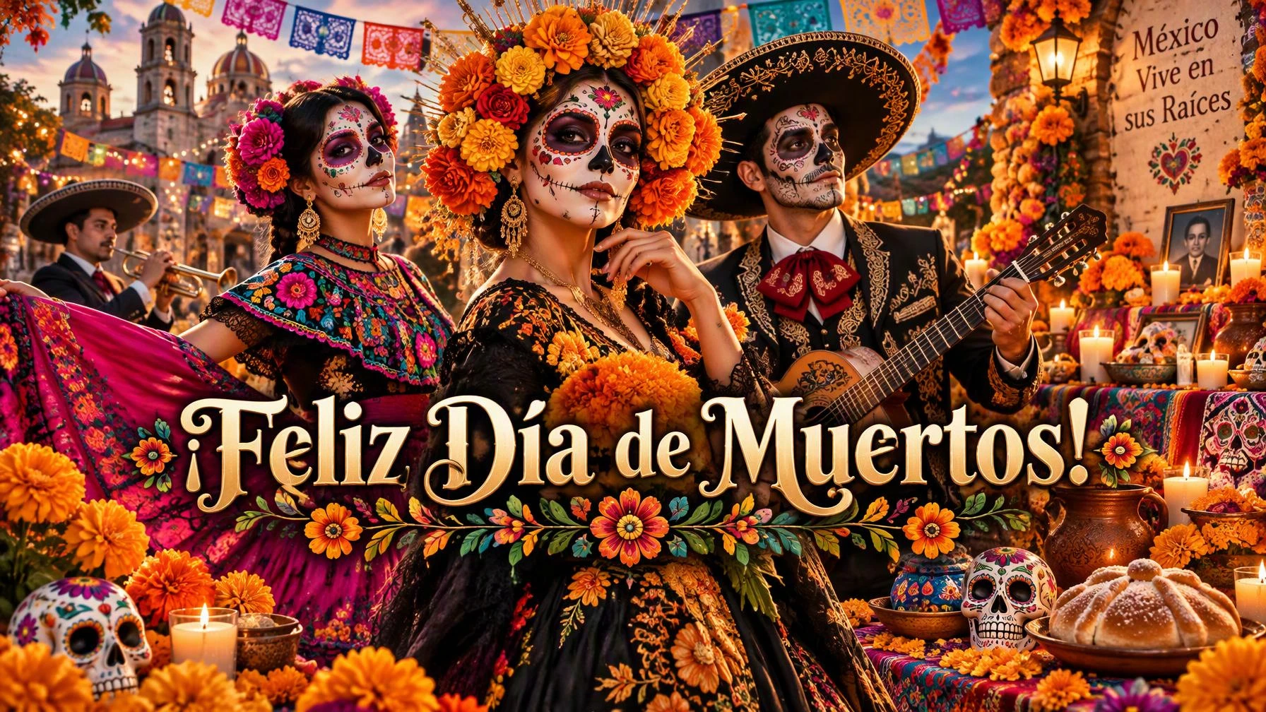 60 Prompts de Día de Muertos para Crear Imágenes Mágicas