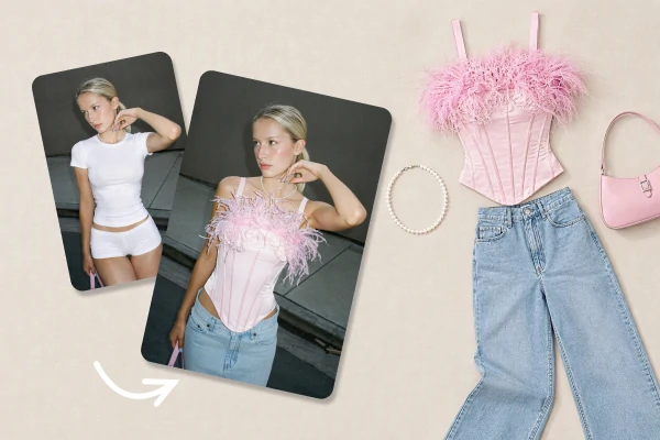 Swap clothes in a photo with AI