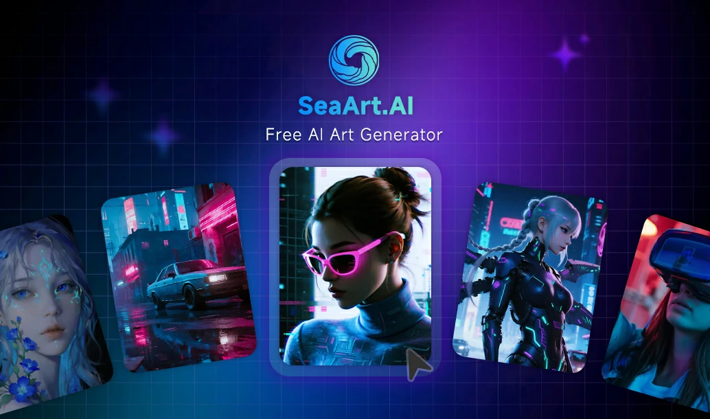 SeaArt AI: مولد فن الـAI المجاني