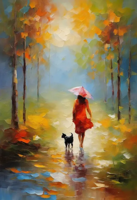 masterpiece、top-quality、morning、stroll。pup、1girl in、Cloud Girl、floating in sky、a closeup、with light glowing、Happiness、Fresh morning sunshine、(Spark:0.7) 、stroll、landscapes