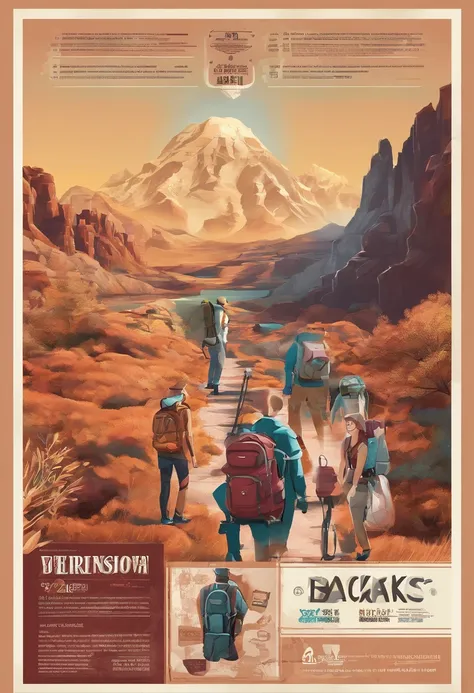 Advertising for backpacks