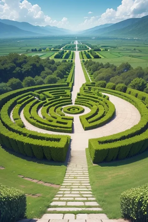 Imagine a drawing of a maze, like those you may have seen in puzzle books. This labyrinth is like a complicated path with many corridors and turns. In the middle of the labyrinth, there is a central point. This labyrinth represents the journey each person ...