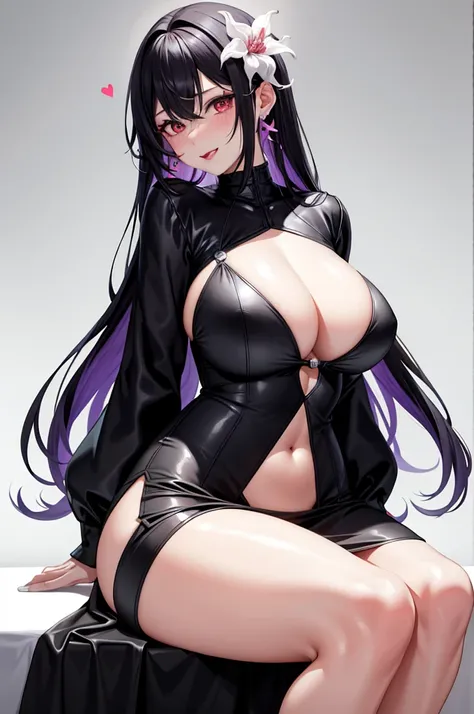 tmasterpiece， Amazing Cleavage， Peek at viewers， actual， The whole body is in the camera， On the legs， squatt， black hair color hair， Long gray hair， thorough， Otaka， Forced real water， White less cloth transparent minishirt， White transparent thong， Seafr...