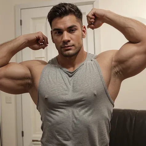 Handsome muscular man