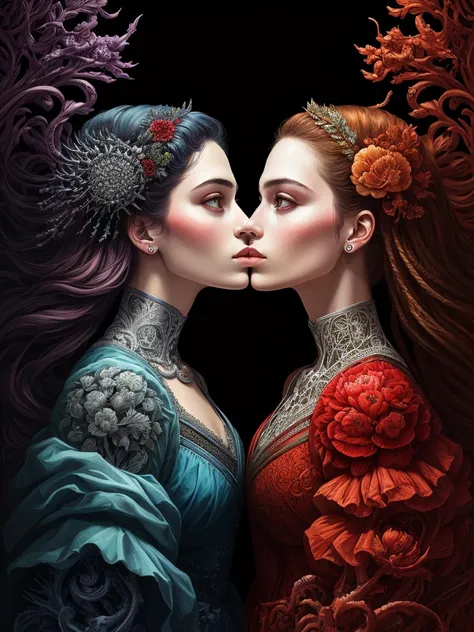 A detailed ultra hd painting of many different types of bones by android jones, Earnst Haeckel, James Jean. Winner of the Behance Contest, generative art, Baroque, intricate patterns, Fractalism, Film still, Photorealistic, Portrait of a beautiful woman su...