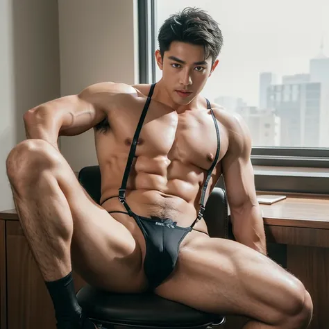 ((chinese man)), ((sexy slutty whore)) ,Gay，(((very thigh micro g-string Thong)))，Bulge，fortitude，In the office，Office，((tight Black short stockings))，((sexy tight Suspenders))，liquids , k hd，artwork of a pornographic，underdressinasculine characteristics ,...