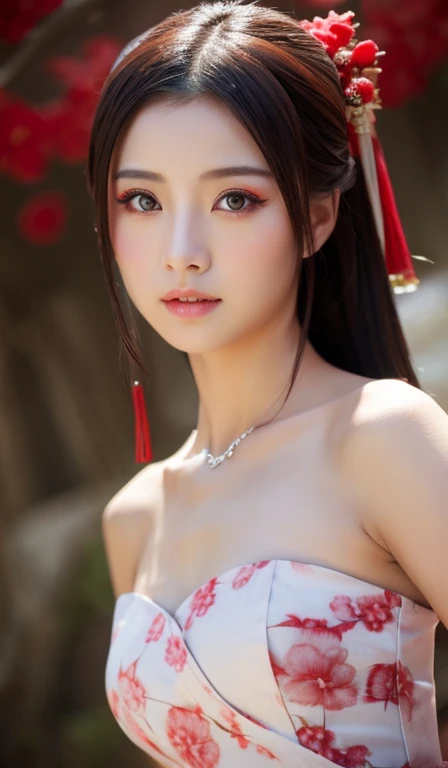 best quality, masterpiece, highres, wuxia 1girl, china dress, super Beautiful face, super beautiful eye, super beautiful hair