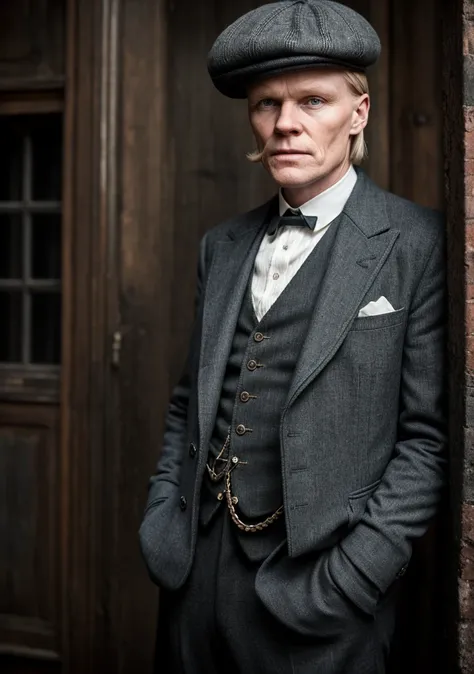 Erling Haaland in the peaky blinders style