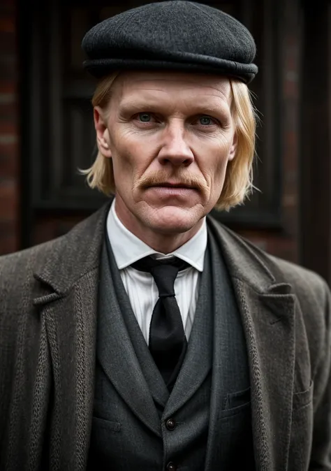 Erling Haaland in the peaky blinders style