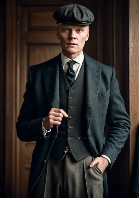 Erling Haaland in the peaky blinders style