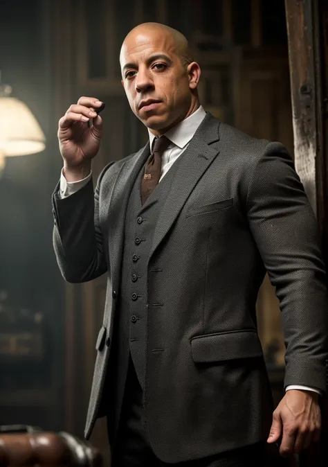 vin diesel in the peaky blinders style