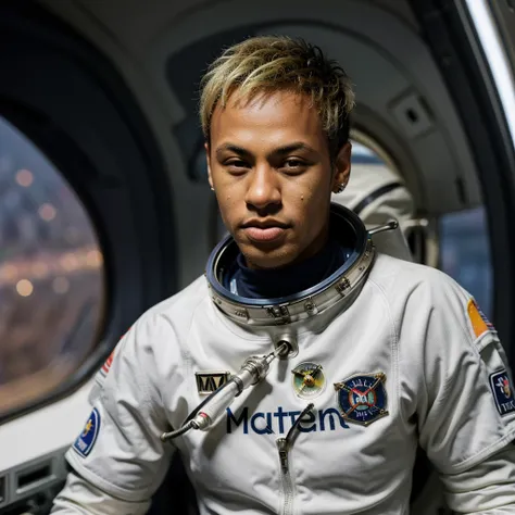 Neymar as an astronaut