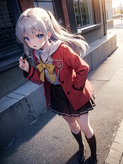 8k picture,best qualtiy，hight resolution、tomori、a park、standing、the extremely detailed cg unity 8k wallpapers、nao tomori、anime g...