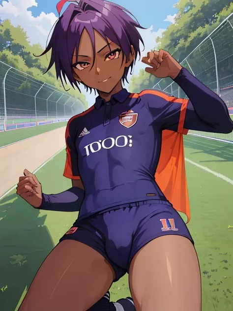 (((Official art,superfine illustration,hight resolution, masutepiece, best qualtiy,Best Quality,)))hightquality, detaileds, (A little boy),12 years old, A young ace striker male idol with a super cute face,A boy as beautiful as Planding, Cool handsome face...