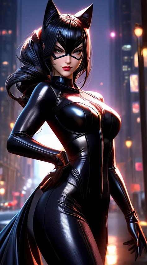 Cat woman, Marvel, disney render, promotional images, trending on character design, cgsociety 9, disney 2d animation still, 3 d animated movie, cgi animated, 🌺 cgsociety, promotional render, film art of character design, 3 d render official art, cgi animat...