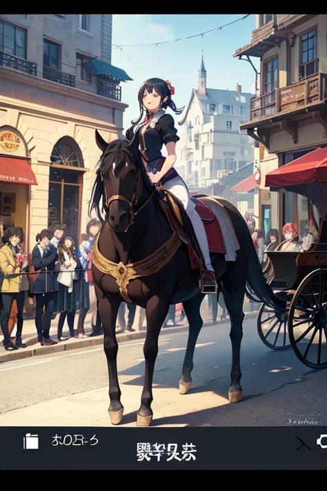 Animation scene of a person riding a carriage, Screenshot of the 2012 animation, screenshot from the anime film, in the anime film, Today’s recommended anime is still, animation still frame, anime movie screenshot, 2 0 1 9 animation screenshots, Official a...