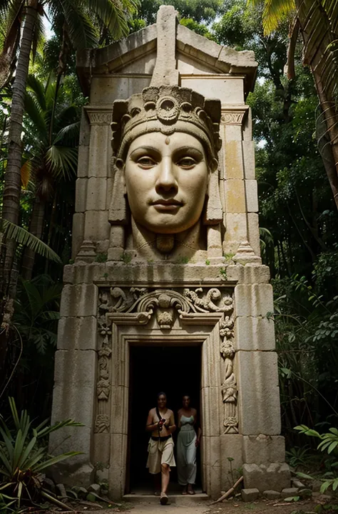 ancient relics, mysterious artifacts, jungle exploration, hidden treasures, ancient temples, forgotten civilization, jungle adve...