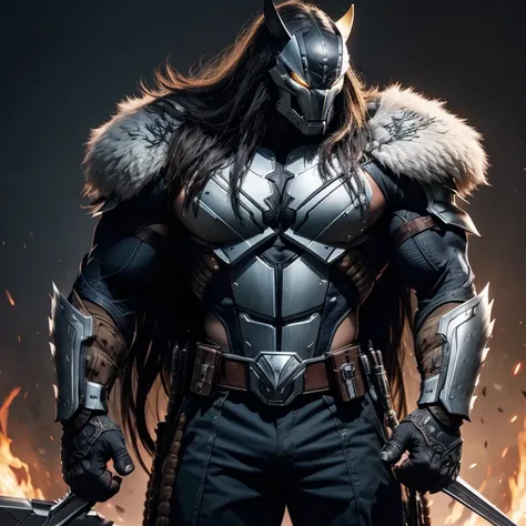 s Armor,mask,Musculoskeletal augmentation々,The long-haired,Predator,Wolverine,showoff