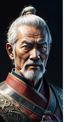 oriental、Old man wearing ancient Chinese armor、old man with ancient chinese hairstyle、three kingdom、multiple warlords、top-quality、​masterpiece、超A high resolution、(Photorealsitic:1.4)、Game Posters、