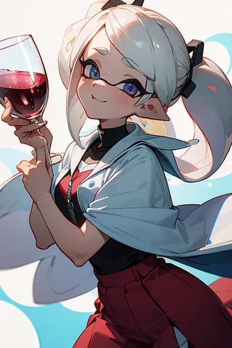 Splatoon Girls、blanche、wine glasses