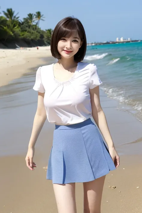 Innocent Japanese girl,High Teenager
(Detailed body,the bust is small,are small,Constricted waist,big breasts thin waist,Larger hips)
(detailed photo composition,sand beachに背を伸ばして立っている,FULL BODYSHOT,full body shot,Shot straight ahead,Standing,Im looking do...