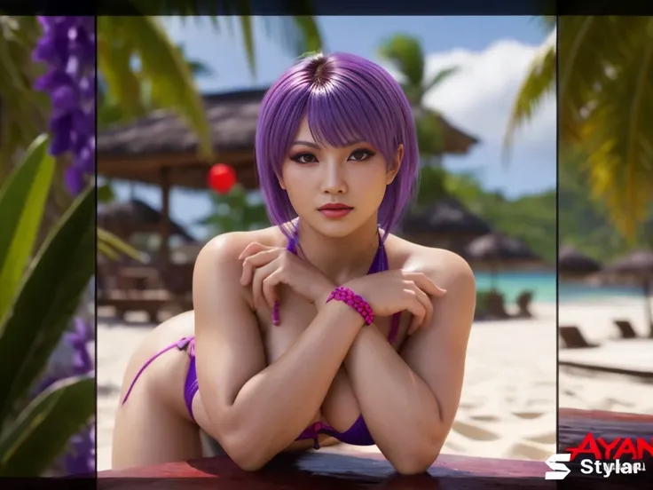 "AYANE" (best quality,ultra-detalhado,Realistic:1.37), retrato, Detailed eyes and facial features, textura de pele delicada e suave, Corpo Perfeito, textura ultra realista, maquiagem perfeita, maquiagem vermelha nos olhos, batom vermelho,  expression serio...