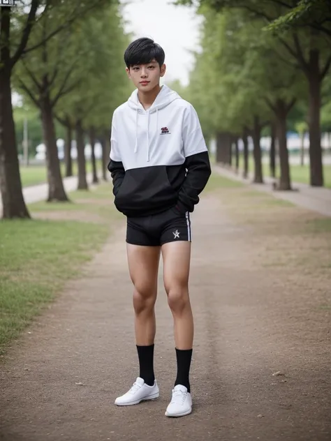 16 years old teenagers , very young , light-skin , wearing an dark black sexy underwear, tmasterpiece，k hd，the feet，black long socks，The barefoot , black colour , handsome and cute , extreme cute boy , white skin , dark black underwear boxers shorts , extr...