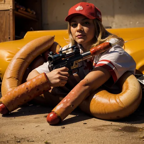 Fully automatic hotdog gun