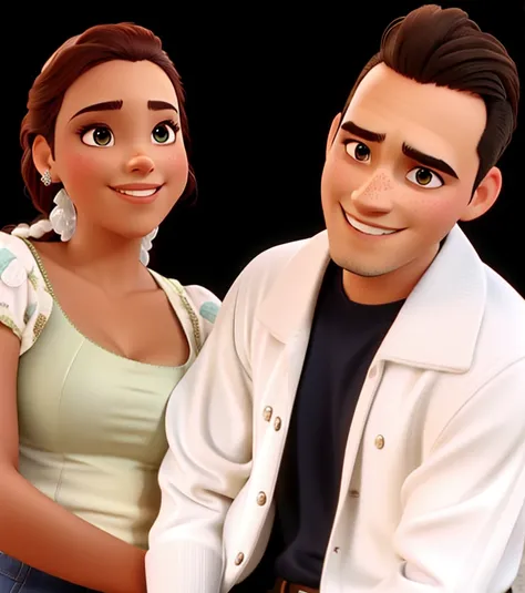 Casal feliz igual filme da Disney amor