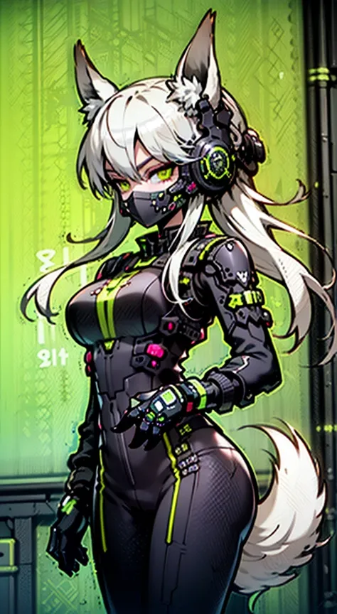 8K,Ultra Detail,ultra-quality,ultra precision,ultimate masterpiece,wolf Girl,big boobs,big Thigh,bomber jacket,long leather pants,long twin tail(blond)(innercolor of pink),cool Graffiti on the wall,Cyber punk mask,Theme of Cyber Punk,stylish Action,sliding...