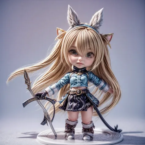 Chibi Freya Frostfang: A skilled archer and huntress, known for her icy demeanor and precision.