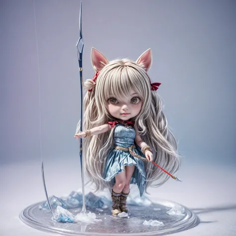 Chibi Freya Frostfang: A skilled archer and huntress, known for her icy demeanor and precision.