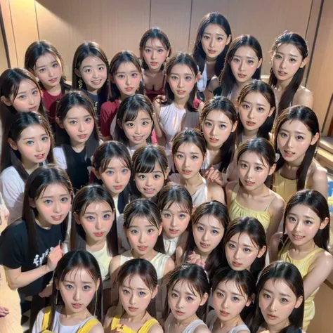 Raw photo、(((multiple girls))),((((6+girls)))),((((100girls)))),(((1000girls)))、((((100 Girls))))、Women only、The same face、(((5years old)))、(((chiquita)))、(((toddlers)))、((((Kindergarteners))))、Little Girl、japanes、((A dark-haired))、Longhaire、100 cute girls...