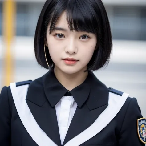 Black Hair Bob　Korea person　美少女
貧Brustwarzen　white and beautiful skin uniform　hi-school girl　美Brustwarzen　Brustwarzen