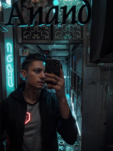 (bests quality,ultra-realistic,highres,masterpiece:1.2),cyberpunk style,change background,ultra-detailed,handsome boy with cat on shoulder,neon lights,gritty urban setting,detailed facial features,piercing eyes,trendy hairstyle,cybernetic enhancements, fut...