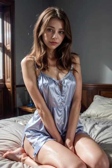 pristine unspoiled beauty,
(masterpiece, round_iris, crisp_glossy_blue_eyes, detailed_eye_focus, mature lady, extremely_delicate_body, delicate_feminine_hands),
feminine_expression, gentle_expression, adorable_expression, comfy, dim light, sitting, on_bed,...