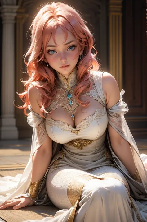 {-erro_de_anatomia:1.0}(best quality,4k,8k,highres,masterpiece:1.2), ultra-detailed, (realistic,photorealistic,photo-realistic:1.37), mature milf, illyasviel von einzbern, redhead hair, full body, vibrant colors, glowing skin, mesmerizing eyes, elegant pos...