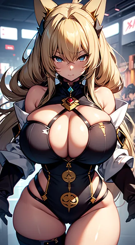 Taokaka the  Bustiest girl from Blazblue looking like a hot babe,gourgeous goddess,beautifull,cute face with a large,curvy voluptuous body, massive breasts, thick thighs wearing see through reaveling outfit