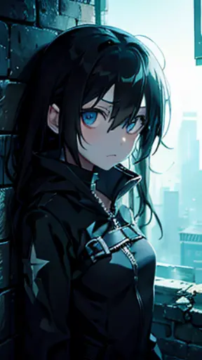 mato kuroi from black rock shooter,