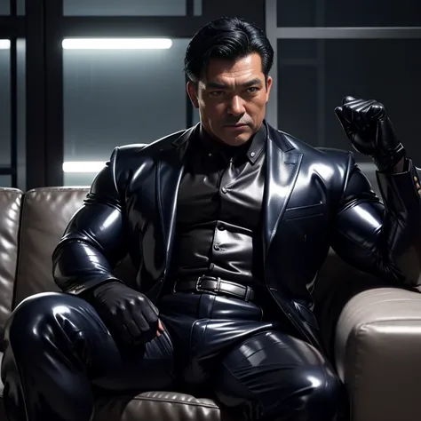 50 years old,daddy,"shiny suit ",Dad sat on sofa,k hd,in the office,"big muscle", gay ,black hair,asia face,masculine,strong man,the boss is horny,handsome,,leather gloves,lecherous dad,look straight ahead,"dad is a handsome","raise your hand"