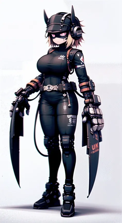 8K,Ultra Detail,ultra-quality,ultra precision,ultimate masterpiece,demon Girl,big boobs,big Thigh,bomber jacket,long leather pants,long twin tail(blond)(innercolor of pink),cool Graffiti on the wall,Cyber punk face mask,Theme of Cyber Punk,