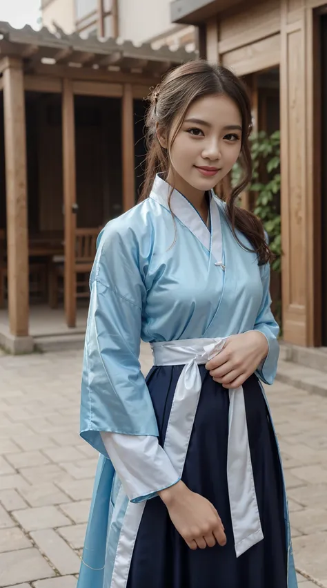 Beautuful Women，Gorgeous Hanfu，ssmile，The picture quality is excellent ，