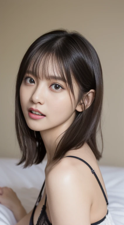 1girl,medium straight hair,bangs,small breasts,small face,(slim beautiful nose:1.3),large eyes,beautiful (cute:1.1) charming face,.(clear skin:1.2),
BREAK
(amateur self-portrait style (secret private:1.2) photo:1.5),
(simple plain cotton lingerie:1.4),
(at...