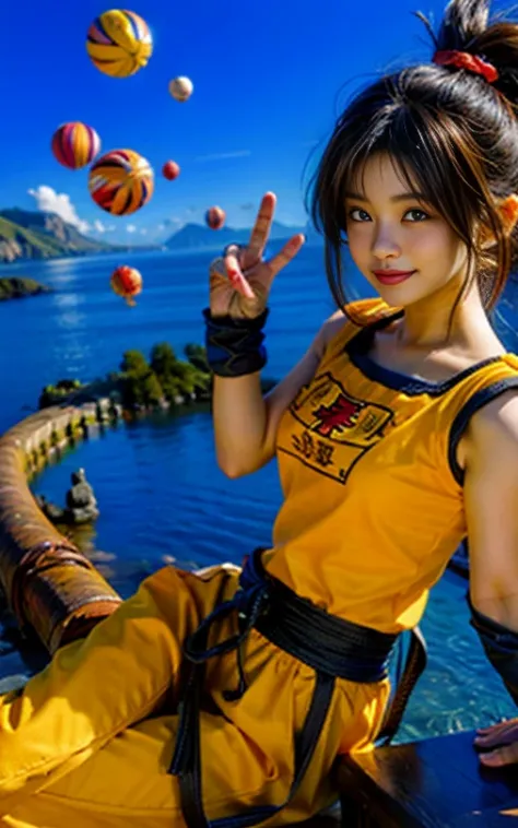 Pretty girl Goku dragon ball z