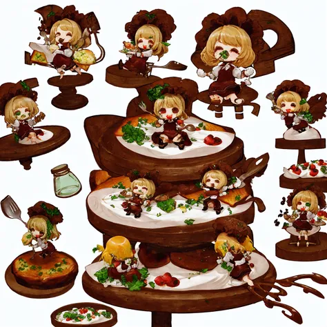 [(white background:1.4)::5],(chibi:1.3),bottle bottom,lampstand,pedestal,platform,(fine food:1.8)