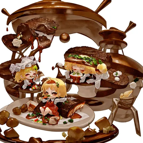 [(white background:1.4)::5],(chibi:1.3),bottle bottom,lampstand,pedestal,platform,(fine food:1.8)