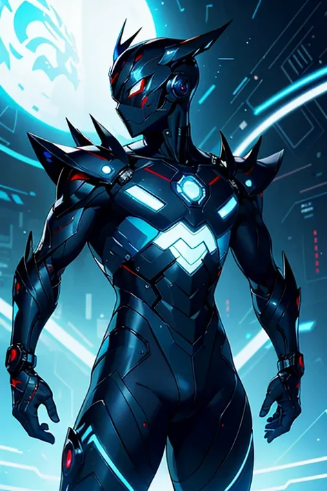 1boy, solo, reference sheet, matching outfit, (fantasy character design, front, back, sides, left, right, up, down) Appearance:
ShinobiTech is a formidable and enigmatic hero, with a suit inspired by Spider-Mans iconic style, but with a robotic twist. His ...