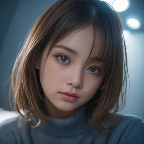 Highest Quality, ​masterpiece, unbelievably Beautiful, very delicate 8k wallpaper, Beautiful, ultra Detailed, 35mm film, Transcendently Beautiful Girl, Japanese, Cute Girl, 25 years old, (Ecstasy:1.4) , ((extreme close-up face:1,6)) , eye focus, (depth of ...