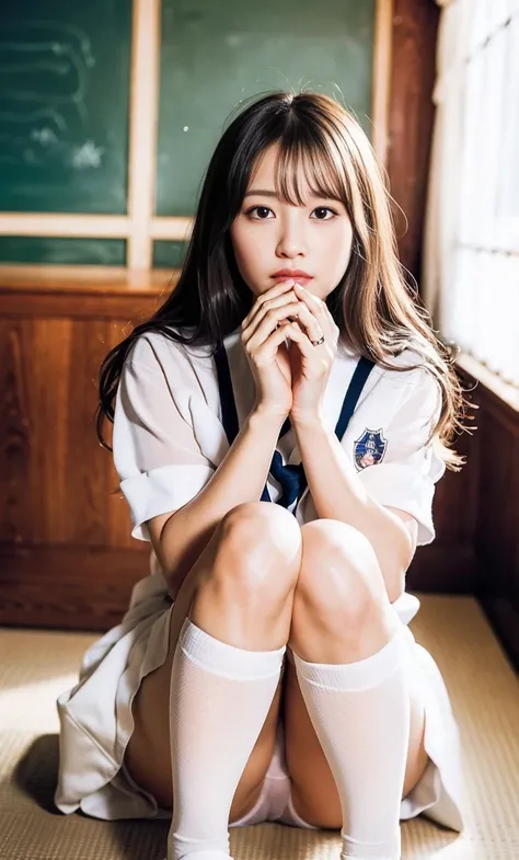 ulzzang -6500-v1.1, (Raw foto:1.2), (Photorealsitic:1.4), a beautiful detailed girl, ighly detailedな目と顔, beatiful detailed eyes, Ridiculous, unbelievable Ridiculous, huge filesize, ultra-detailliert, hight resolution, ighly detailed, top-quality, ​masterpi...